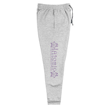 Load image into Gallery viewer, IAtomic Apparel&#39;s Purp Black Athletic Unisex Joggers