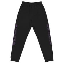 Load image into Gallery viewer, IAtomic Apparel&#39;s Purp Black Athletic Unisex Joggers