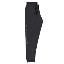 Load image into Gallery viewer, IAtomic Apparel&#39;s Purp Black Athletic Unisex Joggers