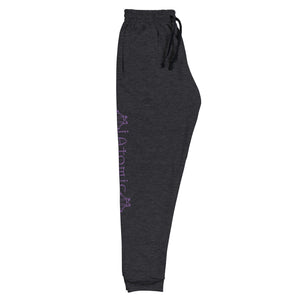 IAtomic Apparel's Purp Black Athletic Unisex Joggers