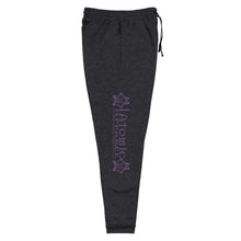 Load image into Gallery viewer, IAtomic Apparel&#39;s Purp Black Athletic Unisex Joggers