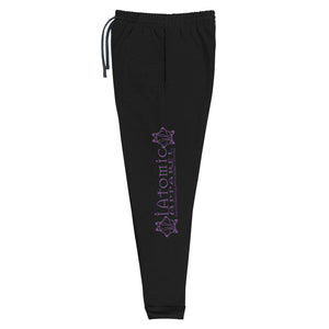 IAtomic Apparel's Purp Black Athletic Unisex Joggers