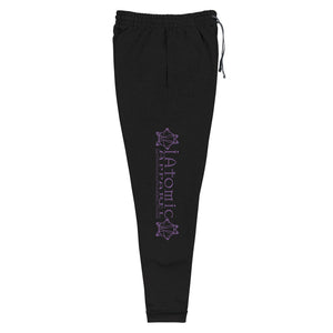 IAtomic Apparel's Purp Black Athletic Unisex Joggers