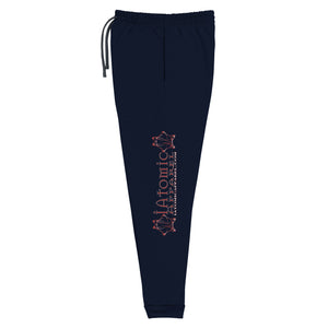 IAtomic Apparel's Whisper Gray/MaroonGo Particle Unisex Athletic  Joggers