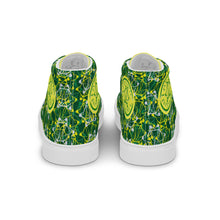 Load image into Gallery viewer, IAtomic Apparel&#39;s Green Canary Women’s high top canvas NotChux