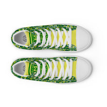 Load image into Gallery viewer, IAtomic Apparel&#39;s Green Canary Women’s high top canvas NotChux