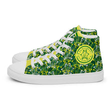 Load image into Gallery viewer, IAtomic Apparel&#39;s Green Canary Women’s high top canvas NotChux