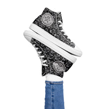 Load image into Gallery viewer, IAtomic Apparel&#39;s Platinum Status Women’s NotChux high top canvas shoes