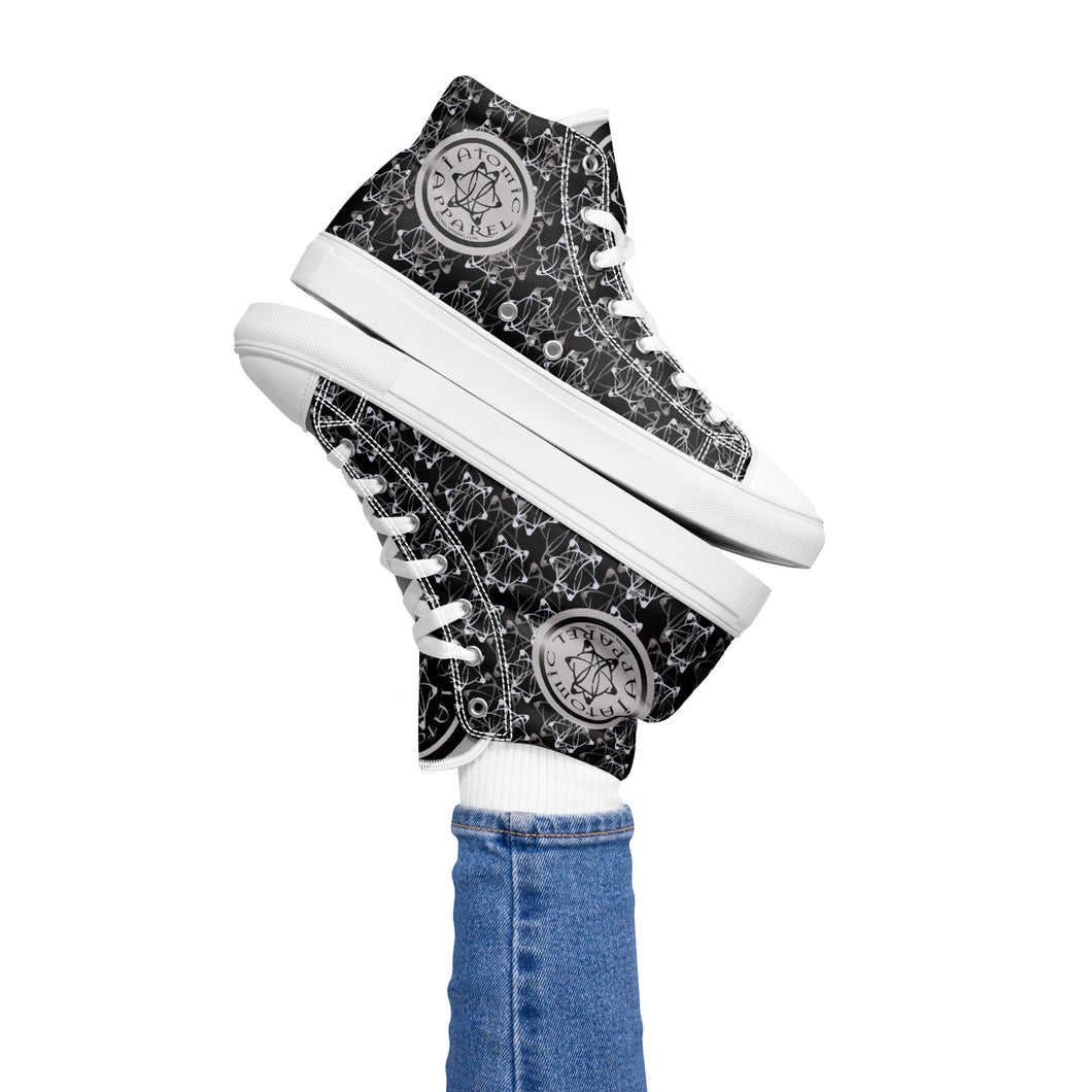 IAtomic Apparel's Platinum Status Women’s NotChux high top canvas shoes