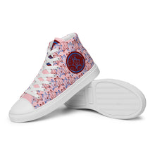 Load image into Gallery viewer, IAtomic Apparel&#39;s Pink Blue Cherry Women’s NotChux high top