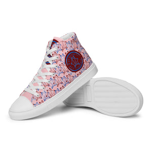 IAtomic Apparel's Pink Blue Cherry Women’s NotChux high top