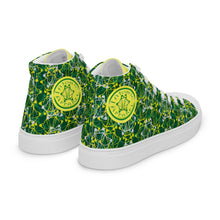 Load image into Gallery viewer, IAtomic Apparel&#39;s Green Canary Women’s high top canvas NotChux