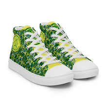 Load image into Gallery viewer, IAtomic Apparel&#39;s Green Canary Women’s high top canvas NotChux