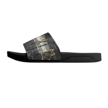 Load image into Gallery viewer, IAtomic Apparel&#39;s Gold Standard Men&#39;s Luxury Slides