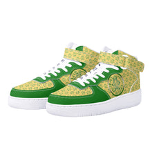 Load image into Gallery viewer, IAtomic Apparel&#39;s Green Canary True and Living High Top Airs