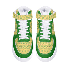 Load image into Gallery viewer, IAtomic Apparel&#39;s Green Canary True and Living High Top Airs