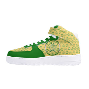 IAtomic Apparel's Green Canary True and Living High Top Airs