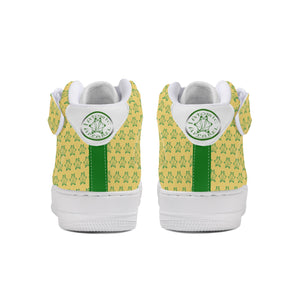 IAtomic Apparel's Green Canary True and Living High Top Airs