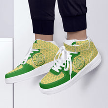 Load image into Gallery viewer, IAtomic Apparel&#39;s Green Canary True and Living High Top Airs