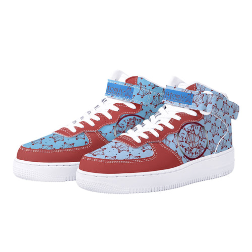 IAtomic Apparel's Blue Cherry True and Living High Tops