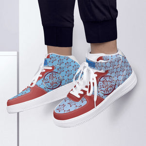 IAtomic Apparel's Blue Cherry True and Living High Tops