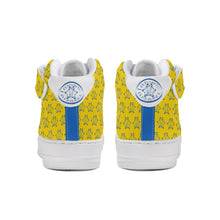 Load image into Gallery viewer, IAtomic Apparel&#39;s Blue Canary True and Living High Tops