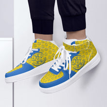 Load image into Gallery viewer, IAtomic Apparel&#39;s Blue Canary True and Living High Tops