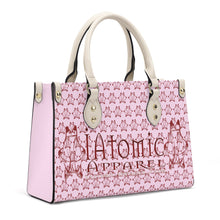 Load image into Gallery viewer, IAtomic Apparel&#39;s Pink Cherry Vegan Friendly PU Tote Bag