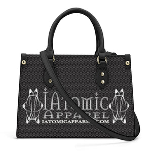 IAtomic Apparel's Black Platinum Status Vegan Friendly Pu Tote Bag