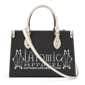 IAtomic Apparel's Black Platinum Status Vegan Friendly Pu Tote Bag