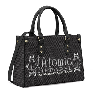 IAtomic Apparel's Black Platinum Status Vegan Friendly Pu Tote Bag