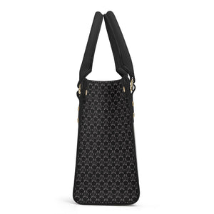 IAtomic Apparel's Black Platinum Status Vegan Friendly Pu Tote Bag