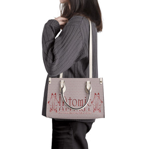 IAtomic Apparel's Whisper Gray Vegan Friendly PU Tote bag