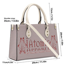 Load image into Gallery viewer, IAtomic Apparel&#39;s Whisper Gray Vegan Friendly PU Tote bag