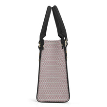 Load image into Gallery viewer, IAtomic Apparel&#39;s Whisper Gray Vegan Friendly PU Tote bag