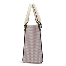 Load image into Gallery viewer, IAtomic Apparel&#39;s Whisper Gray Vegan Friendly PU Tote bag