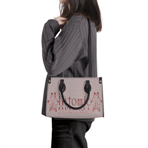 IAtomic Apparel's Whisper Gray Vegan Friendly PU Tote bag