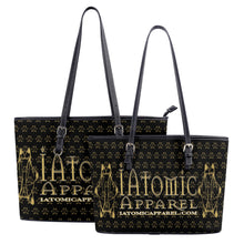 Load image into Gallery viewer, IAtomic Apparel&#39;s Gold Standard Non Animal Luxury Tote Bags