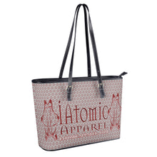 Load image into Gallery viewer, IAtomic Apparel&#39;s Whisper Gray Non Animal Luxury Tote Bags