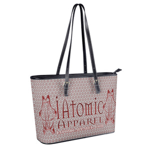 IAtomic Apparel's Whisper Gray Non Animal Luxury Tote Bags