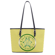 Load image into Gallery viewer, IAtomic Apparel&#39;s Canary Green Non Animal Tote Bags