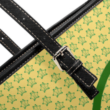 Load image into Gallery viewer, IAtomic Apparel&#39;s Canary Green Non Animal Tote Bags