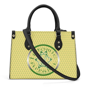 IAtomic Apparel's Canary Green Vegan Friendly PU Tote Bag