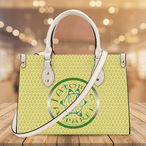 IAtomic Apparel's Canary Green Vegan Friendly PU Tote Bag