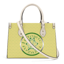 Load image into Gallery viewer, IAtomic Apparel&#39;s Canary Green Vegan Friendly PU Tote Bag