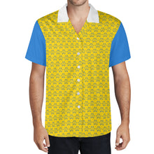 Load image into Gallery viewer, IAtomic Apparels Canary Blue All Occasions Short Sleeved Shirt