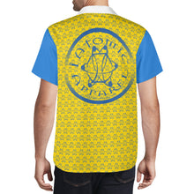 Load image into Gallery viewer, IAtomic Apparels Canary Blue All Occasions Short Sleeved Shirt