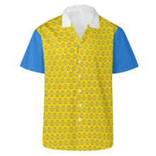 Load image into Gallery viewer, IAtomic Apparels Canary Blue All Occasions Short Sleeved Shirt