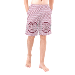 IAtomic Apparels Pink Cherry All Occasions Mens Shorts