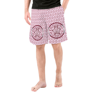 IAtomic Apparels Pink Cherry All Occasions Mens Shorts